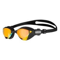 Arena Cobra Tri Mirror Swipe Goggle Yellow Copper Black