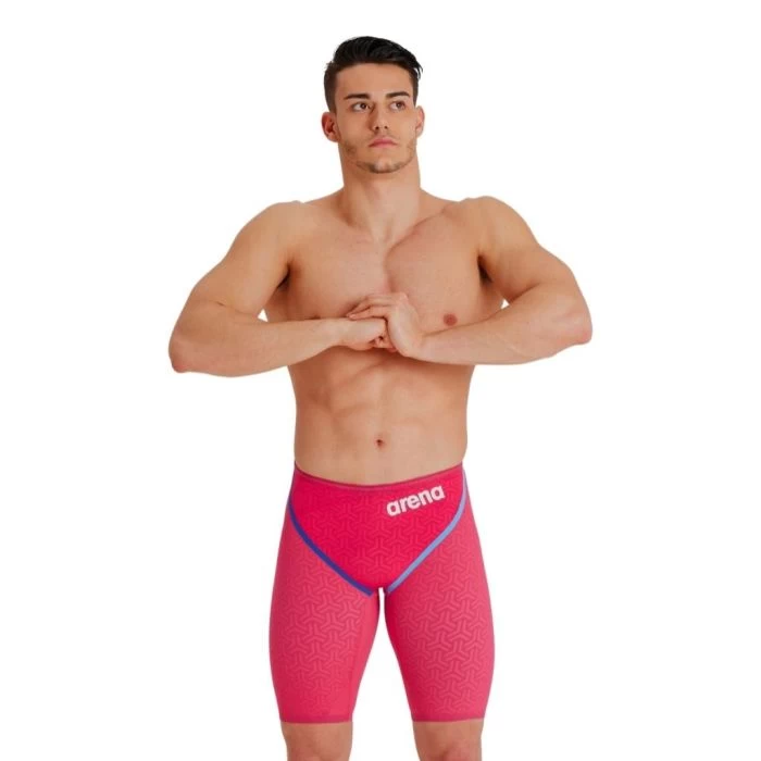 Arena Powerskin Carbon Glide Jammer - Raspberry Red 3 Arena Powerskin Carbon Glide Jammer - Raspberry Red