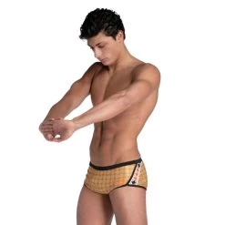 Arena Mens 50th Gold Low Waist Short
