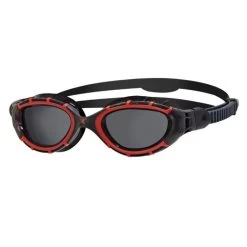 Zoggs Predator Flex Polarised Goggles - Red/Black