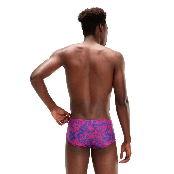 Speedo Men's Club Training Bondi Night Floral Brief - Blue/Pink 4 Speedo Men's Club Training Bondi Night Floral Brief - Blue/Pink - Image 2