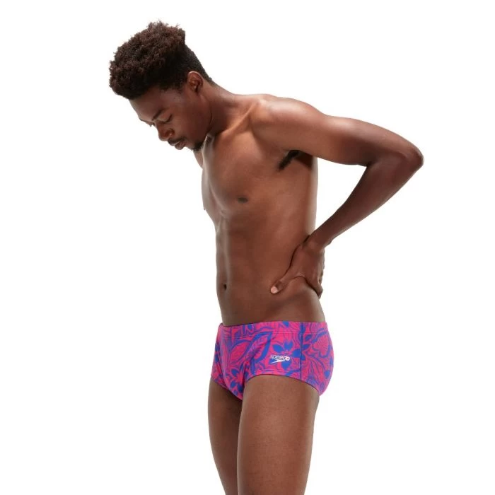 Speedo Men's Club Training Bondi Night Floral Brief - Blue/Pink 5 Speedo Men's Club Training Bondi Night Floral Brief - Blue/Pink - Image 3