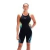 Speedo Fastskin LZR Intent Openback Kneeskin - Blue/Green