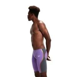 Speedo Fastskin LZR Pure Intent Jammer - Purple/Grey -Swimming Equipment Store 8 11976h545 3