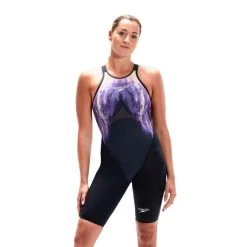 Speedo Women's Fastskin LZR Valor Openback - Blue/Purple