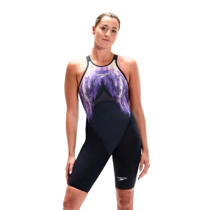Speedo Women's Fastskin LZR Valor Openback - Blue/Purple 2 Speedo Women's Fastskin LZR Valor Openback - Blue/Purple