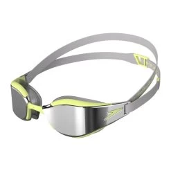 Speedo Fastskin Hyper Elite Mirror Goggles - Grey/Green
