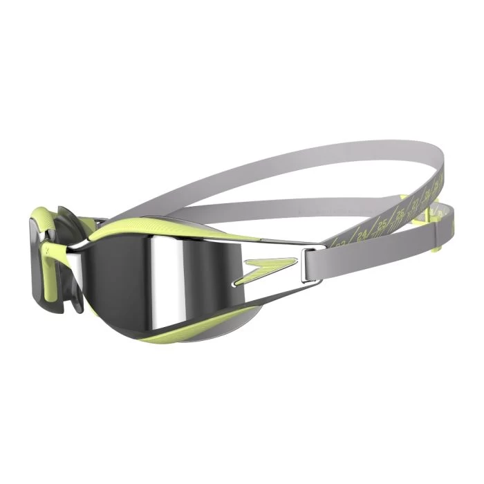 Speedo Fastskin Hyper Elite Mirror Goggles - Grey/Green 4 Speedo Fastskin Hyper Elite Mirror Goggles - Grey/Green - Image 2