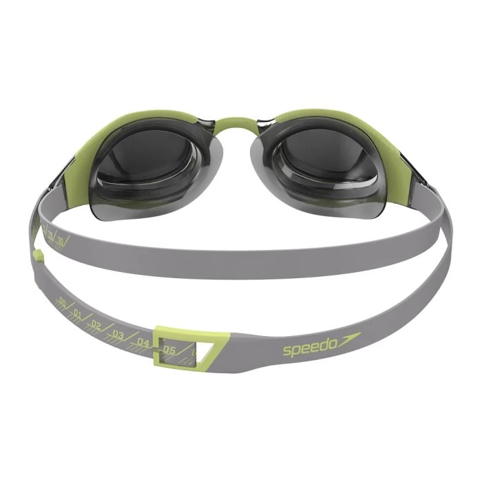 Speedo Fastskin Hyper Elite Mirror Goggles - Grey/Green 5 Speedo Fastskin Hyper Elite Mirror Goggles - Grey/Green - Image 3
