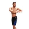 Speedo Mens Allover V-Cut Jammer Swirl - Black/Blue -Swimming Equipment Store 81136715205 1