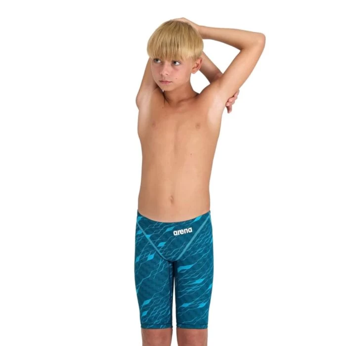 Arena Powerskin ST NEXT Junior Boy's Jammer - Clean Sea Blue 3 Arena Powerskin ST NEXT Junior Boy's Jammer - Clean Sea Blue