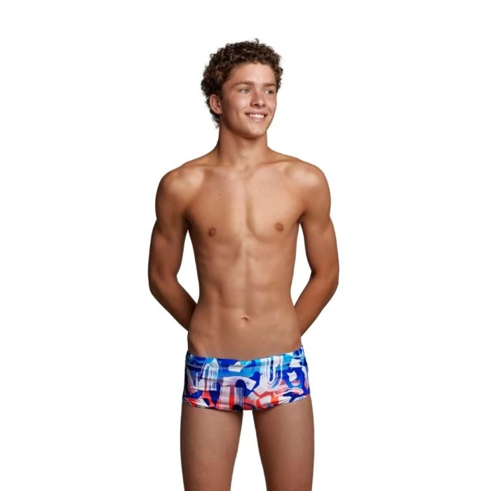 Funky Trunks Different Strokes - Boy's Classic Trunks 4 Funky Trunks Different Strokes - Boy's Classic Trunks - Image 2
