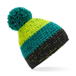 Beechfield Freestyle Beanie Citron Emerald Black