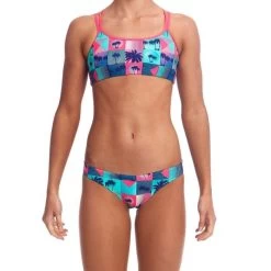 Funkita Girls Club Tropicana Criss Cross Two Piece