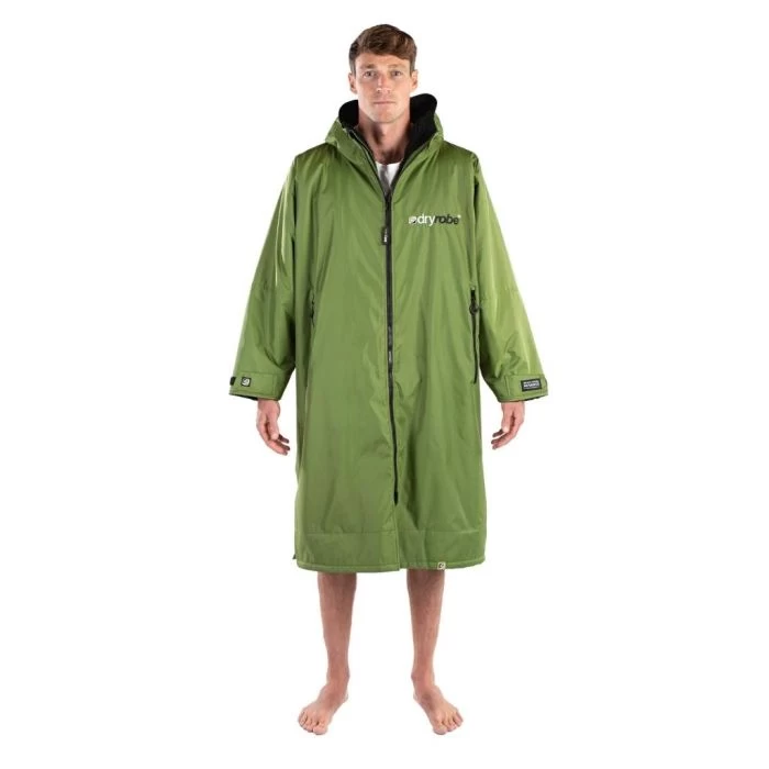 Dryrobe Advance Long Sleeve - Forest Green Black 3 Dryrobe Advance Long Sleeve - Forest Green Black