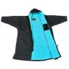 Dryrobe Advance Long Sleeve Black/Blue 1 Dryrobe Advance Long Sleeve Black/Blue -Swimming Equipment Store dryrobe black blue min