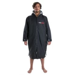 Dryrobe Advance Long Sleeve Black Grey
