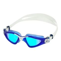 Aqua Sphere Kayenne Goggles Dark Blue/White - Blue Titanium Mirrored