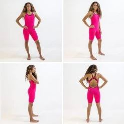 Finis Fuse Openback Kneeskin - Hot Pink 5 Finis Fuse Openback Kneeskin - Hot Pink -Swimming Equipment Store finis fuse kneeskin pink 2