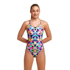 Funkita Crystal Eyes - Girl's Diamond Back One Piece