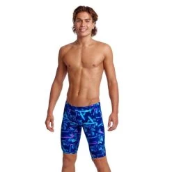 Funky Trunks Leaf Laser - Men's Training Jammer