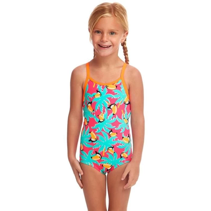 Funkita Toddlers Toucan Tango Printed One Piece 3 Funkita Toddlers Toucan Tango Printed One Piece