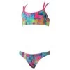 Funkita Girls Impressionista Criss Cross Back Bikini (Size 8 - 26" Chest)