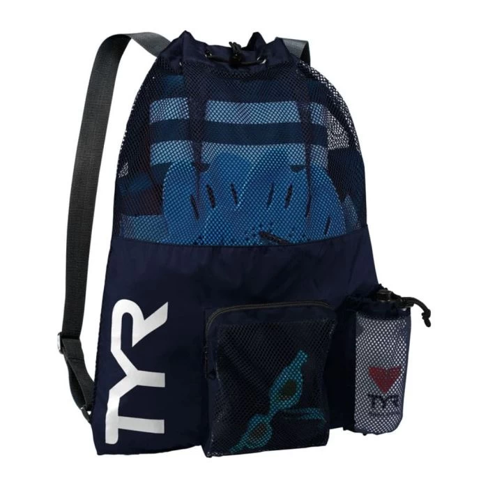 TYR Big Mesh Mummy Bag 40L - Navy 3 TYR Big Mesh Mummy Bag 40L - Navy