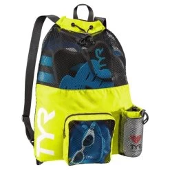 TYR Big Mesh Mummy Bag 40L - Fluo Yellow