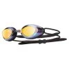 TYR Black Hawk Racing Mirror Goggles - Gold/Rainbow