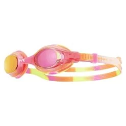 TYR Swimple Kids Tie Dye Mirrored Goggles Pink Yellow