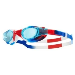 TYR Vesi Youth Tie Dye Goggles Blue Red
