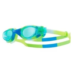 TYR Vesi Youth Tie Dye Goggles Blue Green