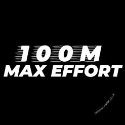 100M Max Effort - Laminated Vinyl Sticker