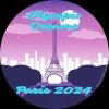 Olympic Dreams Paris 2024 - Laminated Vinyl Sticker -Swimming Equipment Store st 01 odp2024 1